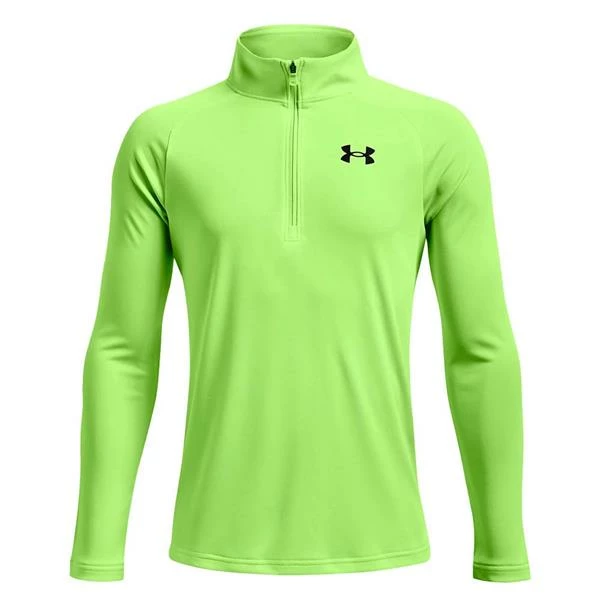 Under Armour Junior - Boys Tech 2.0 ½ Zip Top Lime (725) 3 Under Armour Junior - Boys Tech 2.0 ½ Zip Top Lime (725)