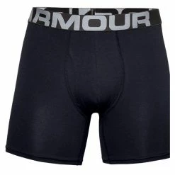 Under Armour Gents Cotton Boxers 3 Pack Black (001)