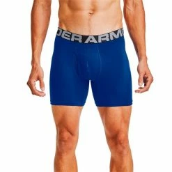 Under Armour Gents Cotton Boxers 3-Pack Blue (400) -Cheap Footwear Store P 1363617UAGENTSCOTTONBOXER3PACKBLUE400 2 L