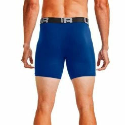 Under Armour Gents Cotton Boxers 3-Pack Blue (400) -Cheap Footwear Store P 1363617UAGENTSCOTTONBOXER3PACKBLUE400 3 L