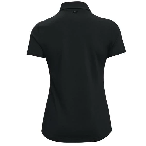 Under Armour Ladies Zinger Polo Shirt Black (001) 4 Under Armour Ladies Zinger Polo Shirt Black (001) - Image 2