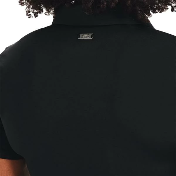 Under Armour Ladies Zinger Polo Shirt Black (001) 8 Under Armour Ladies Zinger Polo Shirt Black (001) - Image 6