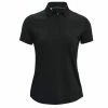 Under Armour Ladies Zinger Polo Shirt Black (001) -Cheap Footwear Store P 1363949UNDERARMOURSHIRTBLACK001LADIES L