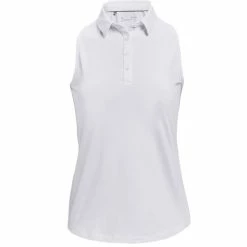 Under Armour Ladies Zinger Sleeveless Polo Shirt White (101)