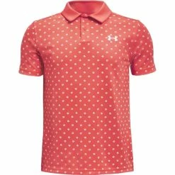 Under Armour Boys Performance Poppy Polo Red (690)