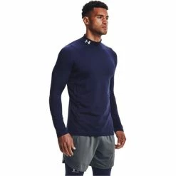 Under Armour Gents ColdGear® Armour Fitted Mock Navy (410) -Cheap Footwear Store P 1366066UAGENTSCGARMOURFITTEDMOCKNAVY410 2 L