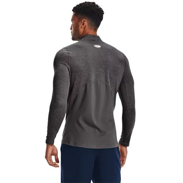 Under Armour Gents ColdGear® Armour Fitted Mock Charcoal Light Heather - Black (020) 6 Under Armour Gents ColdGear® Armour Fitted Mock Charcoal Light Heather - Black (020) - Image 4
