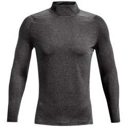 Under Armour Gents ColdGear® Armour Fitted Mock Charcoal Light Heather - Black (020)