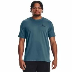 Under Armour Gents RUSH™ Energy Top Static Blue (414) -Cheap Footwear Store P 1366138UNDERARMOURTOPSTATICBLUE414GENTS 2 L