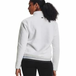 Under Armour Ladies Pile 1/2 Zip Top White (100) -Cheap Footwear Store P 1366355UALADIESPILEHALFZIPTOPWHITE100 3 L