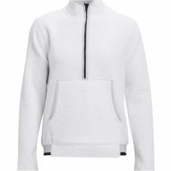 Under Armour Ladies Pile 1/2 Zip Top White (100)