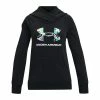 Under Armour Junior Rival Core Logo Hoodie Black (001)