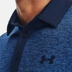 Under Armour Gents Playoff 2.0 Heather Polo Shirt Academy (409) -Cheap Footwear Store P 1367864UAGENTSPO2POLOACADEMY409 4 L
