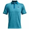 Under Armour Gents Playoff 2.0 Heather Polo Shirt Blue (899) -Cheap Footwear Store P 1367864UAGENTSPO2POLOBLUE899 L