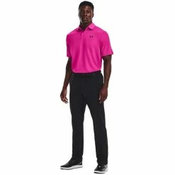 Under Armour Gents Tee To Green Polo Shirt Rebel Pink (652) -Cheap Footwear Store P 1368122UNDERARMOURSHIRTPINK652GENTS 4 L