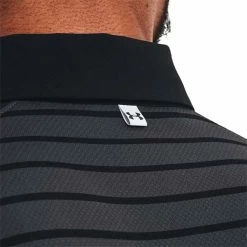 Under Armour Gents Iso-Chill Mix Stripe Polo Shirt Black (001) -Cheap Footwear Store P 1370092UNDERARMOURSHIRTBLACK001GENTS 5 L