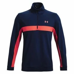 Under Armour Gents Storm Midlayer ½ Zip Top Academy - Rush Red (409)