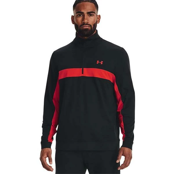 Under Armour Gents Storm Midlayer ½ Zip Top Black - Radio Red (003) 5 Under Armour Gents Storm Midlayer ½ Zip Top Black - Radio Red (003) - Image 3