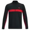 Under Armour Gents Storm Midlayer ½ Zip Top Black - Radio Red (003)