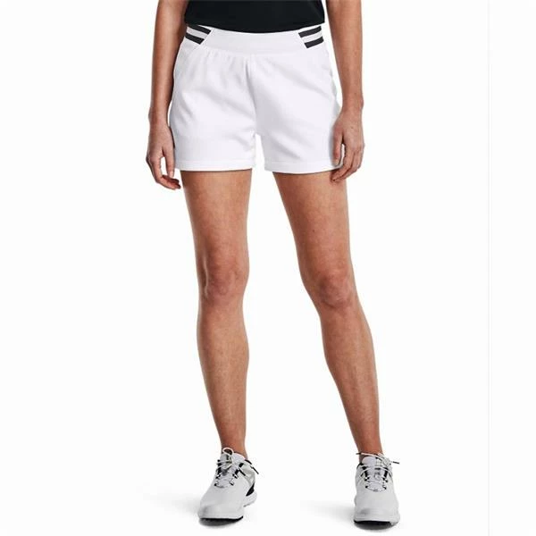 Under Armour Ladies Links Club Shorts White (100) 5 Under Armour Ladies Links Club Shorts White (100) - Image 3