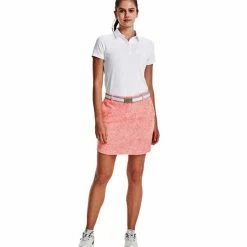 Under Armour Ladies Links Woven Skort Pink (981) -Cheap Footwear Store P 1370130UNDERARMOURSKORTPINK981LADIES 4 L