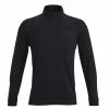 Under Armour Gents Playoff ¼ Zip Top Black - Jet Grey (001)