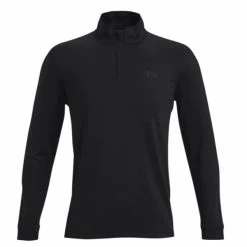 Under Armour Gents Playoff ¼ Zip Top Black - Jet Grey (001)