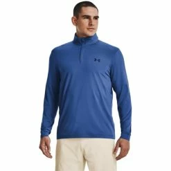 Under Armour Gents Playoff ¼ Zip Top Victory Blue - Academy 474 -Cheap Footwear Store P 1370155UAGENTSPLAYOFFQZIPTOPBLUE474 2 L