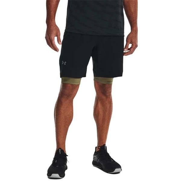 Under Armour Gents Vanish Woven 8-inch Shorts Black - Pitch Grey (001) 5 Under Armour Gents Vanish Woven 8-inch Shorts Black - Pitch Grey (001) - Image 3