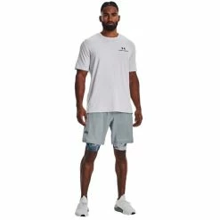 Under Armour Gents Vanish Woven 8-inch Shorts Harbour Blue - Black (465) -Cheap Footwear Store P 1370382UNDERARMOURSHORTSBLUE465GENTS 4 L