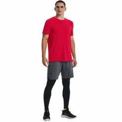 Under Armour Gents Vanish Woven 8-inch Shorts Pitch Grey - Black (012) -Cheap Footwear Store P 1370382UNDERARMOURSHORTSGREY012GENTS 4 L