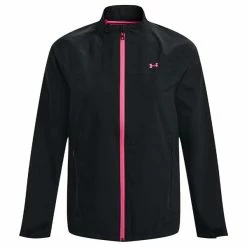 Under Armour Ladies Stormproof Jacket 2.0 Black - Pink Punk (001)