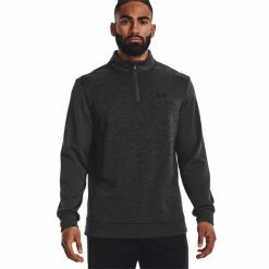 Under Armour Gents Armour Fleece® Twist ¼ Zip Top Grey (010) -Cheap Footwear Store P 1373359UNDERARMOURTOPGREY010GENTS 2 L