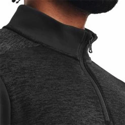 Under Armour Gents Armour Fleece® Twist ¼ Zip Top Grey (010) -Cheap Footwear Store P 1373359UNDERARMOURTOPGREY010GENTS 5 L