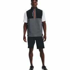 Under Armour Gents Storm Daytona Vest Pitch Grey - Black (012) -Cheap Footwear Store P 1373408UNDERARMOURVESTGREY012GENTS 4 L