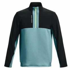 Under Armour Gents Storm Daytona ½ Zip Top Black - Still Water (002)