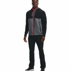 Under Armour Gents Storm Daytona Zip Top Pitch Grey - Black (012) -Cheap Footwear Store P 1373412UNDERARMOURTOPGREYBLACK012GENTS 4 L