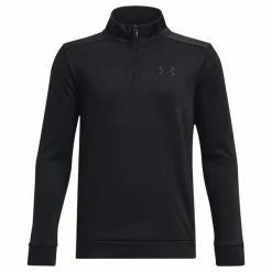 Under Armour Junior - Boys Armour Fleece ¼ Zip Top Youths Black (001)