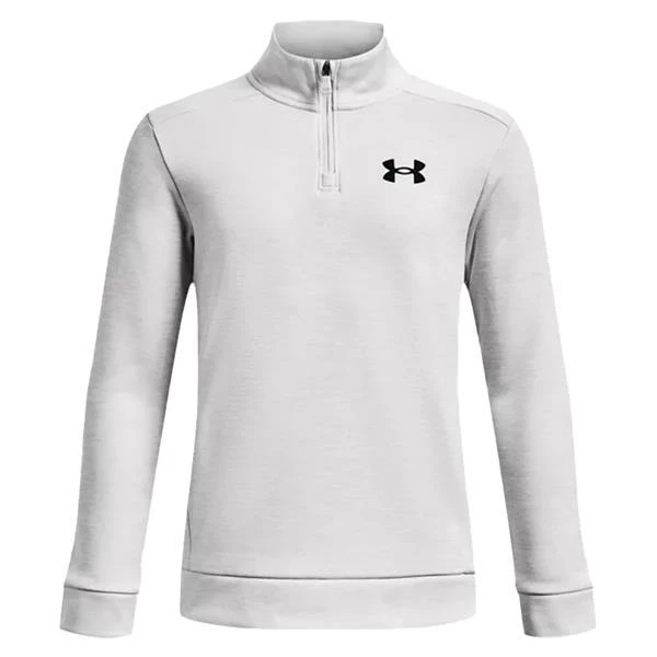 Under Armour Junior - Boys Armour Fleece ¼ Zip Top Youths Halo Grey - Black (015) 3 Under Armour Junior - Boys Armour Fleece ¼ Zip Top Youths Halo Grey - Black (015)