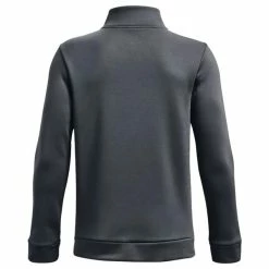 Under Armour Junior - Boys Armour Fleece ¼ Zip Top Youths Pitch Grey (012) -Cheap Footwear Store P 1373559UNDERARMOURTOPPITCHGREY012BOYS 1 L