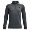 Under Armour Junior - Boys Armour Fleece ¼ Zip Top Youths Pitch Grey (012) -Cheap Footwear Store P 1373559UNDERARMOURTOPPITCHGREY012BOYS L