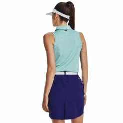 Under Armour Ladies Playoff Sleeveless Polo Shirt Blue Foam (421) -Cheap Footwear Store P 1377338UNDERARMOURSHIRTBLUEFOAM421LADIES 3 L
