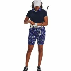 Under Armour Ladies Links Printed Shorts Sonar Blue - Baja Blue (468) -Cheap Footwear Store P 1377340UNDERARMOURSHORTSSONARBLUE468LADIES 4 L