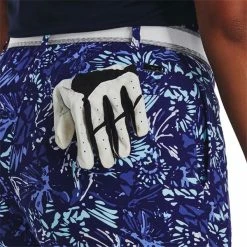 Under Armour Ladies Links Printed Shorts Sonar Blue - Baja Blue (468) -Cheap Footwear Store P 1377340UNDERARMOURSHORTSSONARBLUE468LADIES 5 L