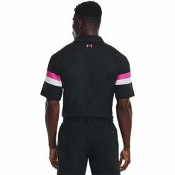 Under Armour Gents Tee To Green Color Block Polo Shirt Black (001) -Cheap Footwear Store P 1377379UNDERARMOURSHIRTBLACK001GENTS 3 L