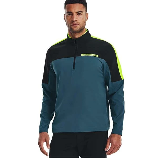 Under Armour Gents Storm Windstrike ½ Zip Top Staitic Blue - Black (414) 5 Under Armour Gents Storm Windstrike ½ Zip Top Staitic Blue - Black (414) - Image 3