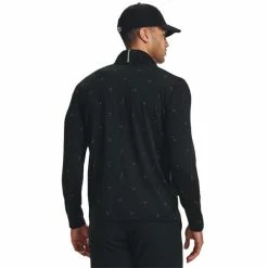 Under Armour Gents Playoff Printed ¼ Zip Top Black - Static Blue (001) -Cheap Footwear Store P 1377400UNDERARMOURTOPMIDNIGHTBLACK001GENTS 3 L
