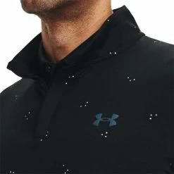 Under Armour Gents Playoff Printed ¼ Zip Top Black - Static Blue (001) -Cheap Footwear Store P 1377400UNDERARMOURTOPMIDNIGHTBLACK001GENTS 5 L