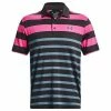 Under Armour Gents Playoff 3.0 Stripe Polo Shirt Black - Rebel Pink (002) -Cheap Footwear Store P 1378676UNDERARMOURSHIRTBLACKPINK002GENTS L