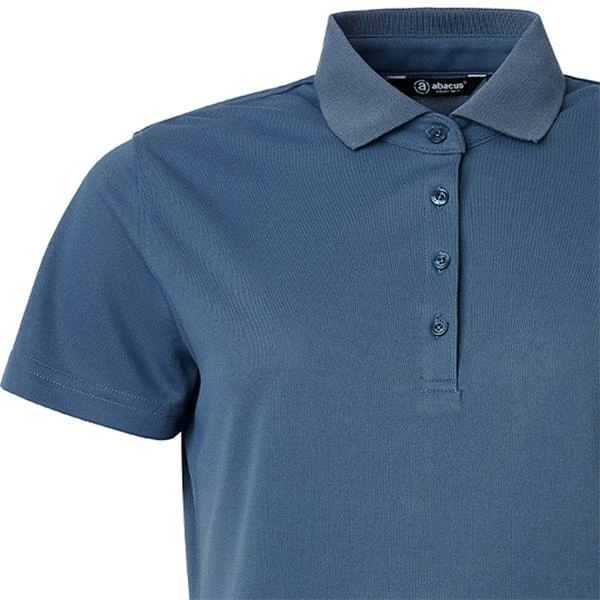 ABACUS Ladies Cray Drycool Polo Shirt Steel Blue (311) 4 ABACUS Ladies Cray Drycool Polo Shirt Steel Blue (311) - Image 2